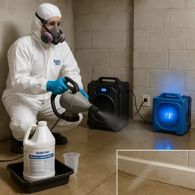 Sanitization and Odor Removal process in Homer, GA